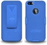 Amzer Shellster Series Case Cover  for iPhone 5 5S [Blue]