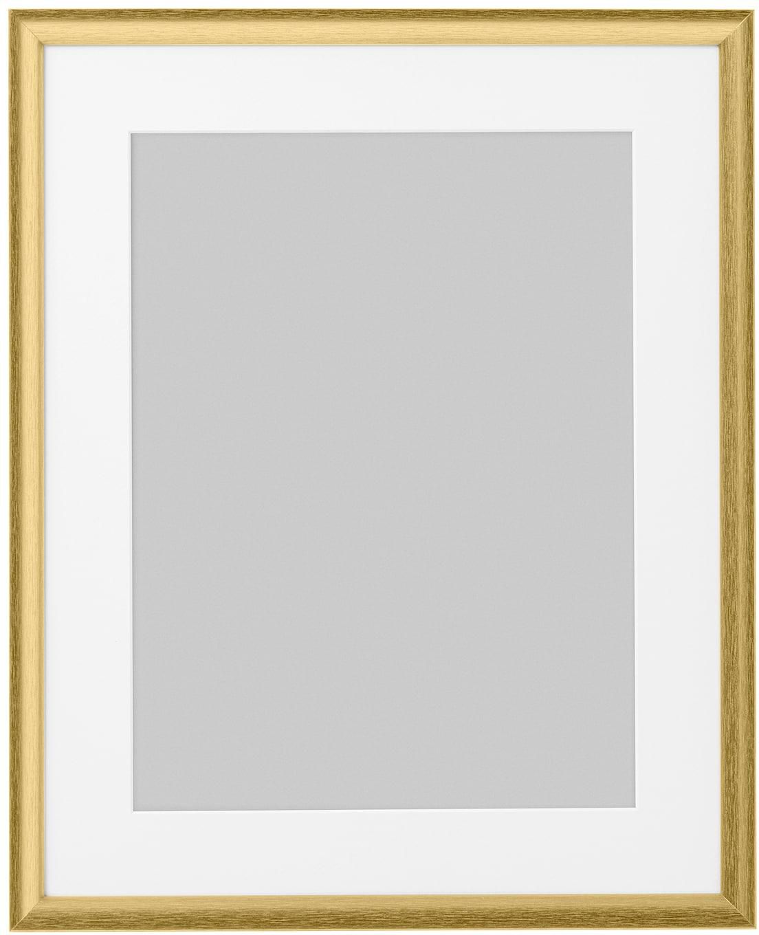 SILVERHÖJDEN Frame - gold-colour 40x50 cm