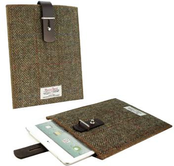 Alston Craig Harris Tweed 7 inches Tablet Case Yellow and Brown