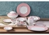 Pink Porcelain Soup Bowl with Lid