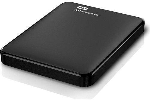 WD External Hard Disk Drive (Western Digital) 1000GB with Cable - Black.