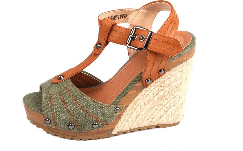 Carolina Boix Multi Color Wedge Sandal For Women