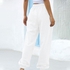 Generic Women Loose Fit Trousers Wide Sweatpants Straight For Thick White M
