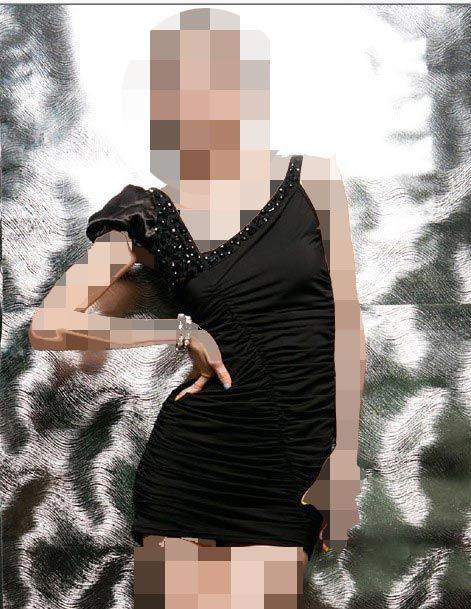 فستان سهرة أسود رائع جدا Wsmm12011205-1