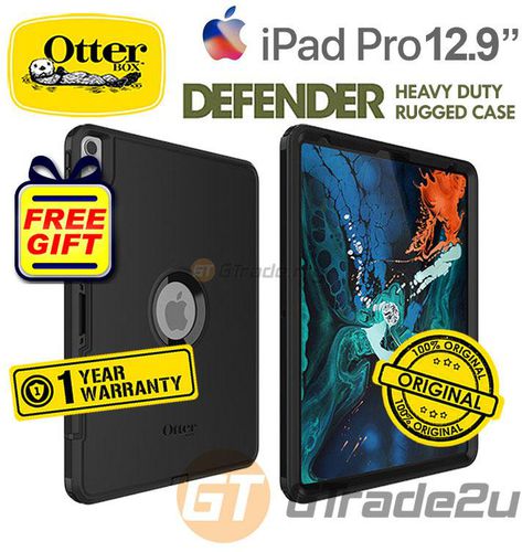 OTTERBOX Defender Tough Case Apple iPad Pro 12.9"" 3rd Gen 2018 (Black)