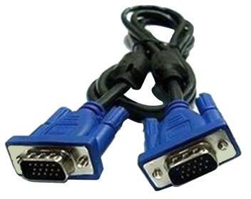 Male to Male Braided VGA Cable Black/Blue