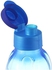 Plastic water bottle with lid, 950 ml - navy