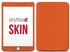Stylizedd Premium Vinyl Skin Decal Body Wrap For Apple Ipad Mini 4 - Fine Grain Leather Orange