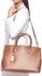 لورين باي رالف لورين حقيبة جلد للنساء - بني - حقائب بتصميم الاحزمة