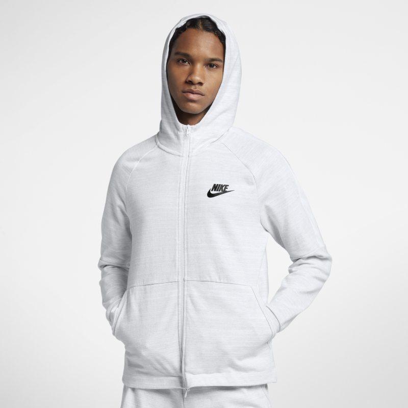 Nike Sportswear Advance 15 Men's Full-Zip Hoodie - White