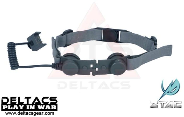 Deltacsgear Z-Tactical Throat Mic for Z 029 Bowman EVO III Headset (Z045) - Foliage Green