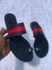 Open Toe Ladies Slippers- Black