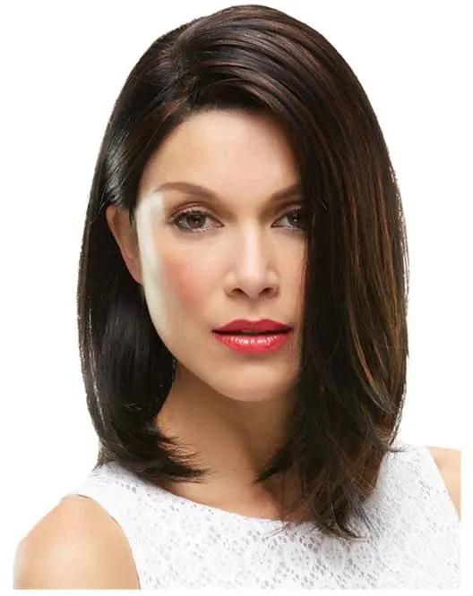 Style wig medium short straight hair chemical head cover wigs office lady  price from kilimall in Kenya - Yaoota!