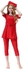 3-Piece Anti-Exposure Swimwear Set Red