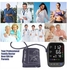 Intelligent Automatic Electronic Blood Pressure Monitor With LED Digital Display Black
