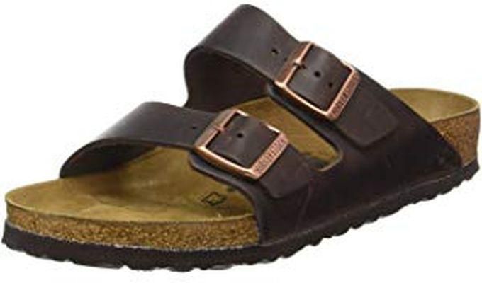 Men's Palm Slippers- Brown