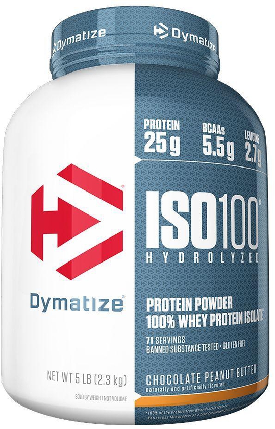 Dymatize ISO 100 Protein 5 Lb Peanut Butter Chocolate