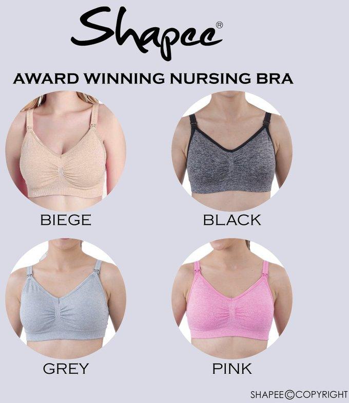 Shapee Maternity Bra, NURSING BRA SASSY Bra - 4 Sizes (4 Colors)
