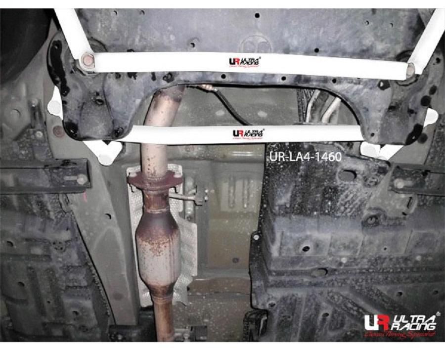 ULTRA RACING 4 Point Front Lower Bar:Toyota Highlander '08 [LA4-1460]