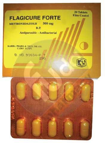 Flagicure Forte 500 Mg 20 tablet 2 Strips