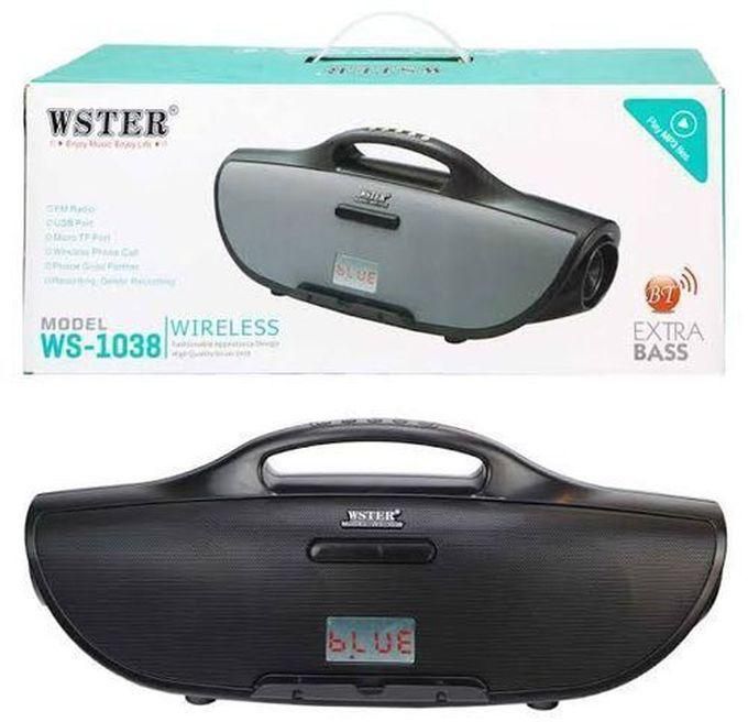 Wster SOLID Super Bass Bluetooth Speaker Ws 1038