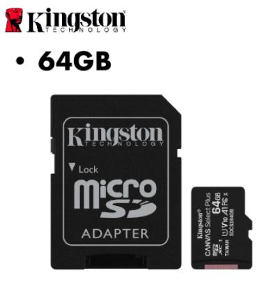 Kingston Select Plus 100MB UHS-I SDCS2 MicroSD Memory Card (64GB)