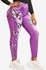 High Waisted 3D Print Butterfly Plus Size Jeggings - L