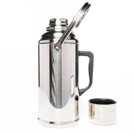 CLEARANCE OFFER  High Quality Stainless Steel Thermos Flask - 3.2L - Silver .