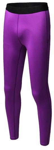 Women Quick Dry Breathable Elastic Trousers Purple