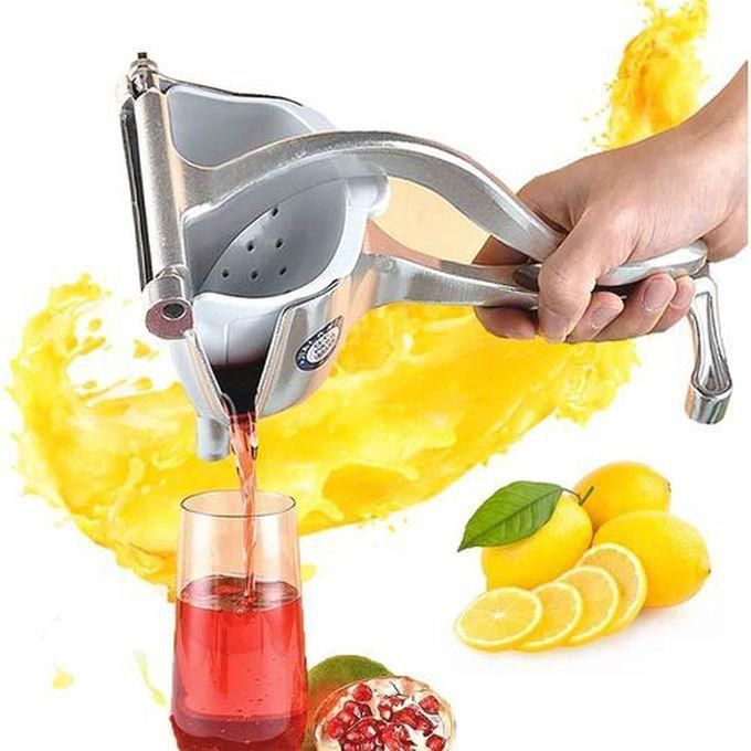 Manual Fruit Juicer Upgraded Heavy Duty Lemon Detachable Hand Juicer Press - Silver