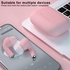 Mini Wireless Bluetooth 5.0 HiFi Stereo In-ear Earphone Rechargeable Earbuds-Pink