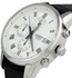 ساعة كاسيو بيسايد للرجال شاشة بيضاء سوار من الجلد - BEM-511L-7AVDF