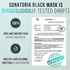 SUNATORIA Blackhead Remover Mask - Activated Charcoal Peel Off Mask - for All Skin Types - Deep Cleansing Mask Black Face Mask with Brush - Blackhead Removal - Black Head Black Mask