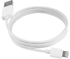 8-Pin Lightning Data Sync And Charging Cable White 1 meter