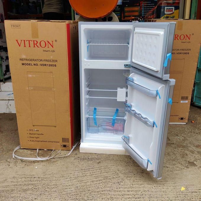 Vitron 125L Double Door Top Freezer Refrigerator