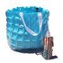 Beach Bag - Inflatable Stylish Shoulder Beach Bag - Great Womans Bag for Pool Beach Travel Shopping Blue