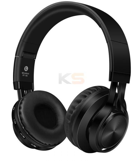 Sound Intone BT-06 Stereo Bluetooth 4.0 Wireless Headsets with Microphone Black