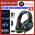 Onikuma X3 LED Light Stereo Noise Reduction 3.5mm Audio Jack Gaming Headset with Microphone