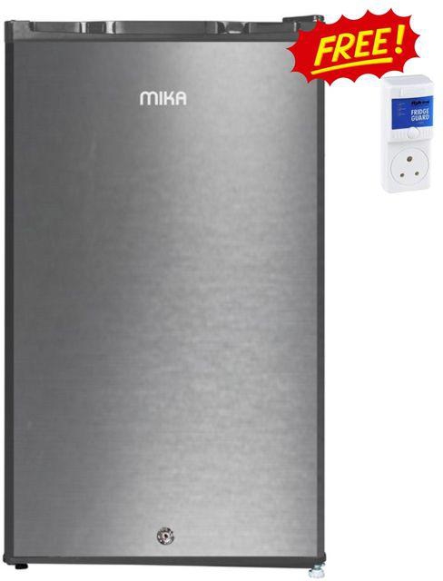Mika 93L Single Door Refridgerator Direct Cool Top Mounted Freezer Inox Line Brush With FREE Fridge Guard Gift 1Yr Warranty