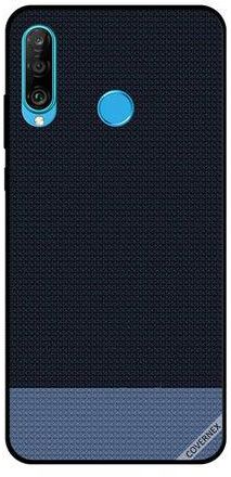 Protective Case Cover For Huawei P30 Lite Blue Doted Shapes Pattern