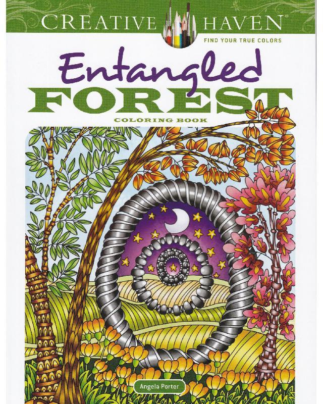 Creative Haven: Entangled Forest - Coloring Book