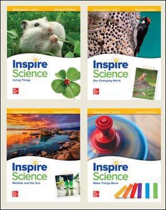 Mcgraw Hill Inspire Science Grade K, Print Student Edition Bundle (Units 1-4) ,Ed. :1