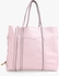 Light Pink Pebbled Shopper Bag