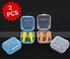 2 Pieces Silicone Ear Plugs With Case Noise Protection Plug