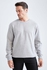 Defacto Man Comfort Fit Knitted Sweat Shirt