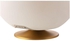 Kooduu Sphere Brass (31 cm) Portable Bluetooth Speaker / Dimmable LED Light / Drinks Cooler