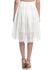 Vero Moda White Polyester A Line Skirt For Women