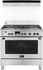 Zanussi Gas Cooker Taste Max - 5 Burners - Silver - ZCG92686XA