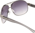 Guess Oval Silver Unisex Sunglasses - GU0155-06B - 65-12-125