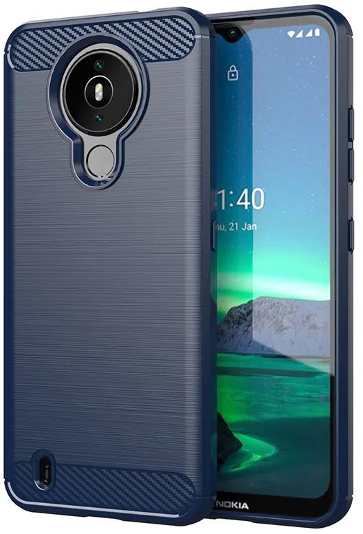 Shinwo - Phone Case for Nokia 1.4 Cover Carbon Fiber Soft TPU Back Cover